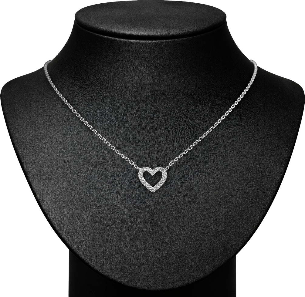 AMOUR SPARK SILVARA NECKLACE